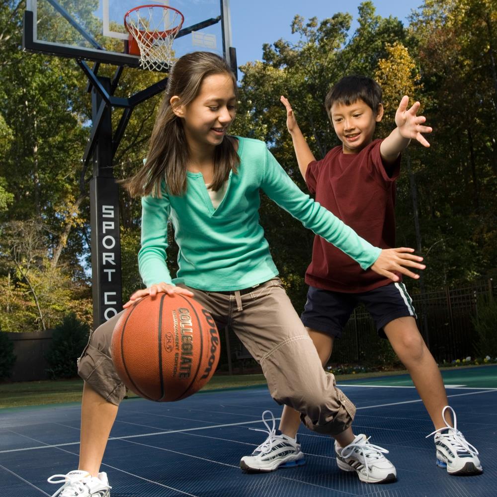 Backyard Basketball Courts and Home Gyms Sport Court